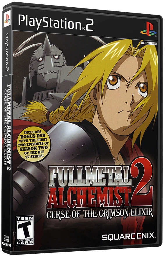 Fullmetal Alchemist 2 Curse of the Crimson Elixir box art