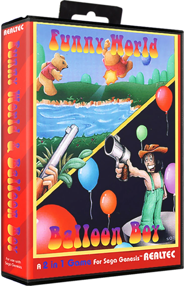 Funny World & Balloon Boy box art