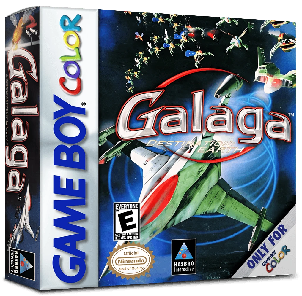 Galaga Destination Earth box art