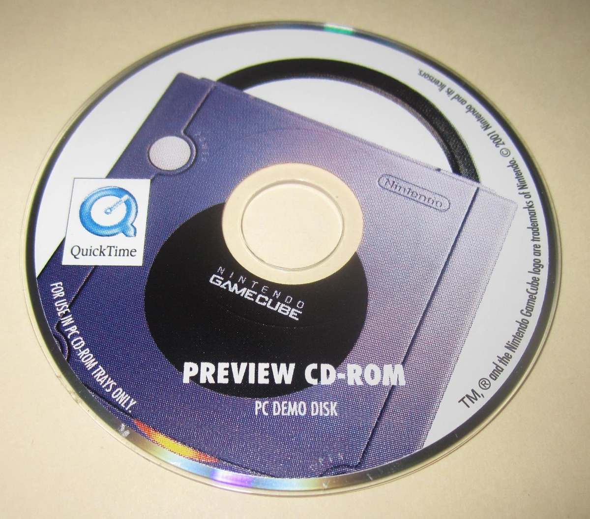 GameCube Preview CD-ROM box art