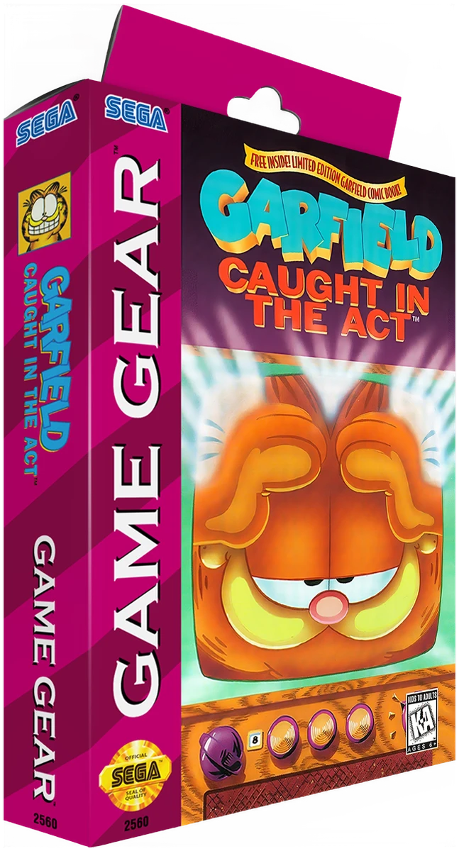 Garfield Caught in the Act box art