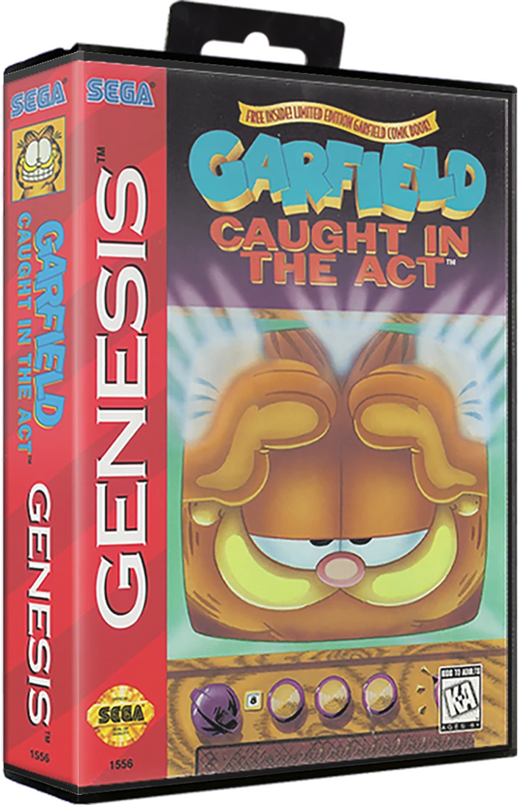 Garfield Caught in the Act box art