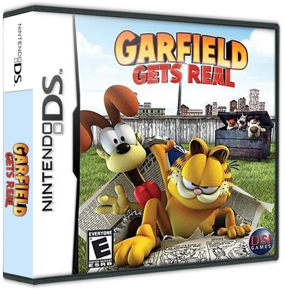 Garfield Gets Real box art