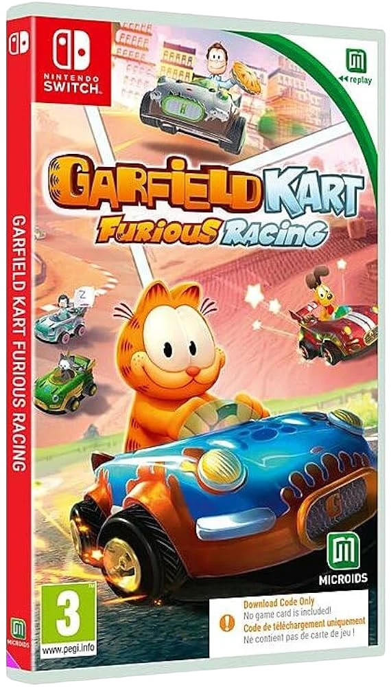 Garfield Kart Furious Racing box art