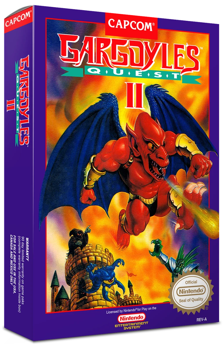 Gargoyle's Quest II The Demon Darkness box art