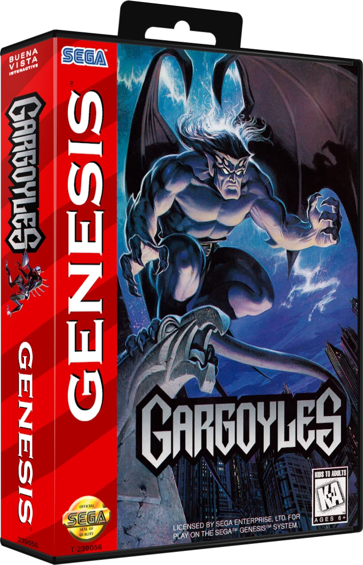 Gargoyles box art