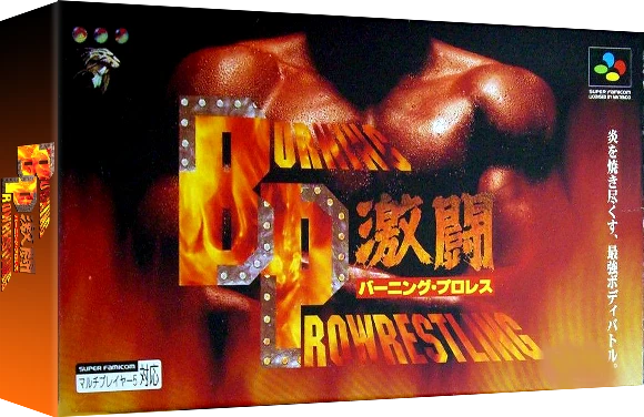 Gekitou Burning Pro Wrestling box art