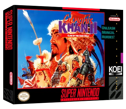 Genghis Khan II Clan of the Gray Wolf box art