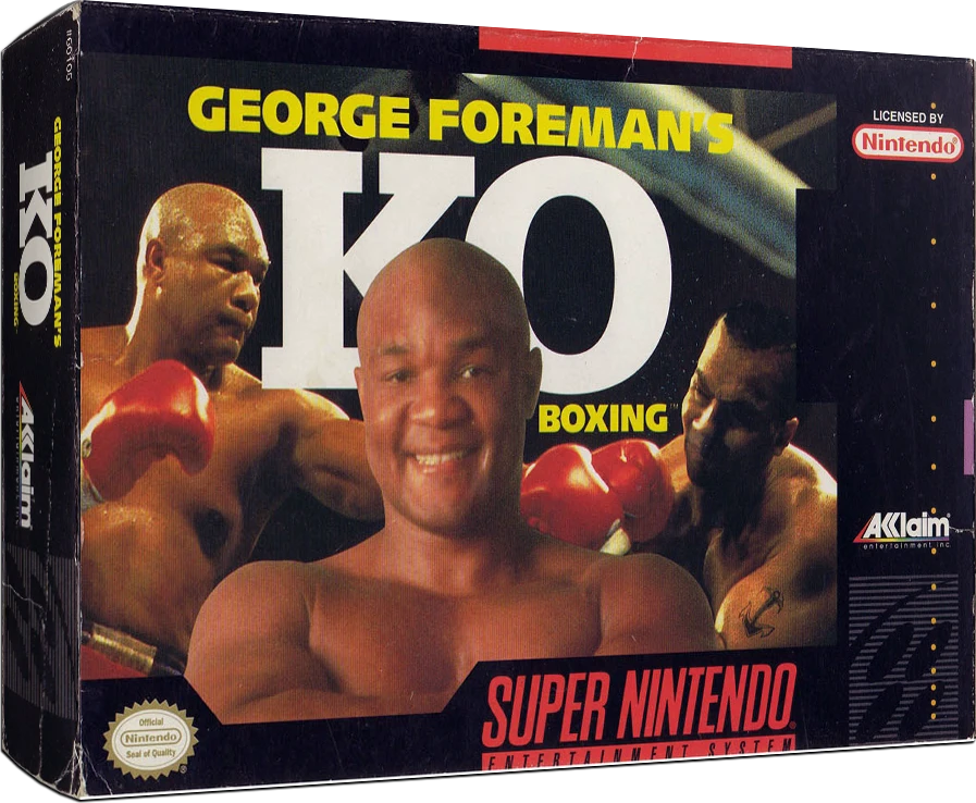 George Foreman's KO Boxing box art