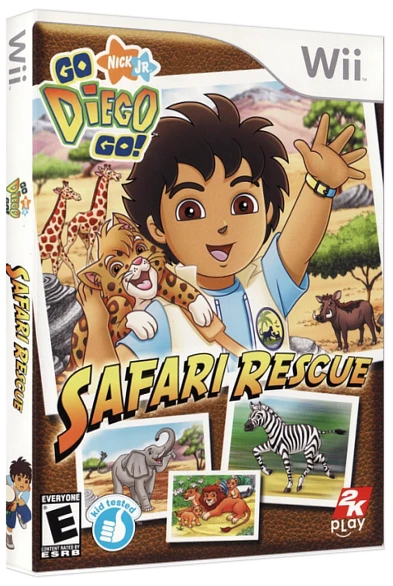 Go, Diego, Go: Safari Rescue box art