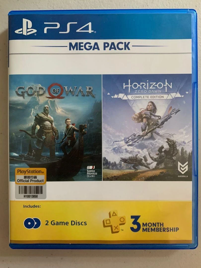 God of War & Horizon Zero Dawn Complete Edition Mega Pack box art