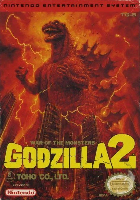 Godzilla 2 box art