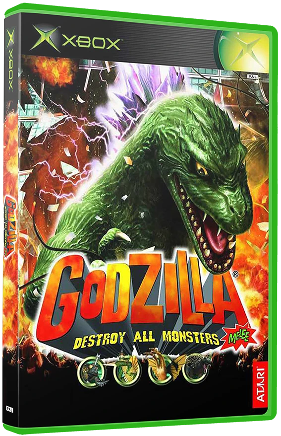 Godzilla Destroy All Monsters Melee box art