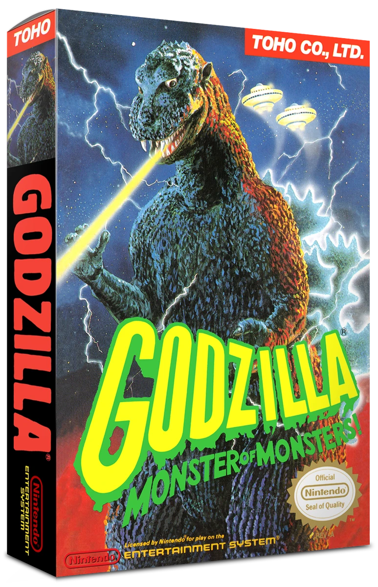 Godzilla box art
