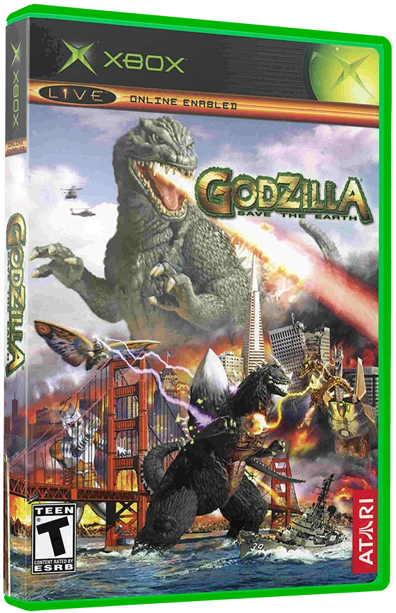 Godzilla Save the Earth box art