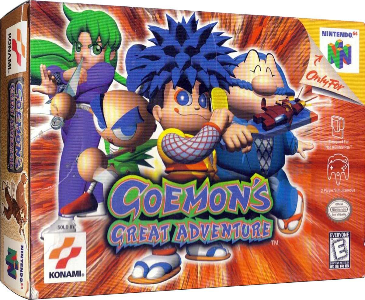 Goemon's Great Adventure box art
