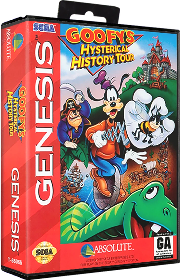 Goofy's Hysterical History Tour box art