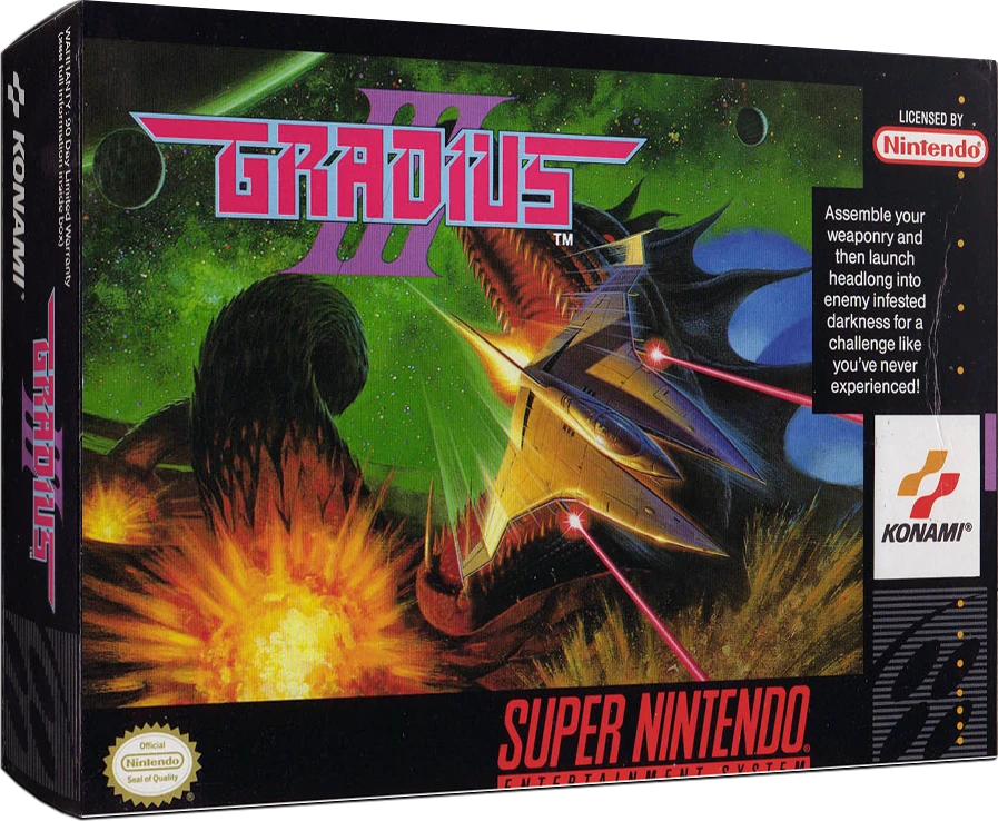 Gradius III box art