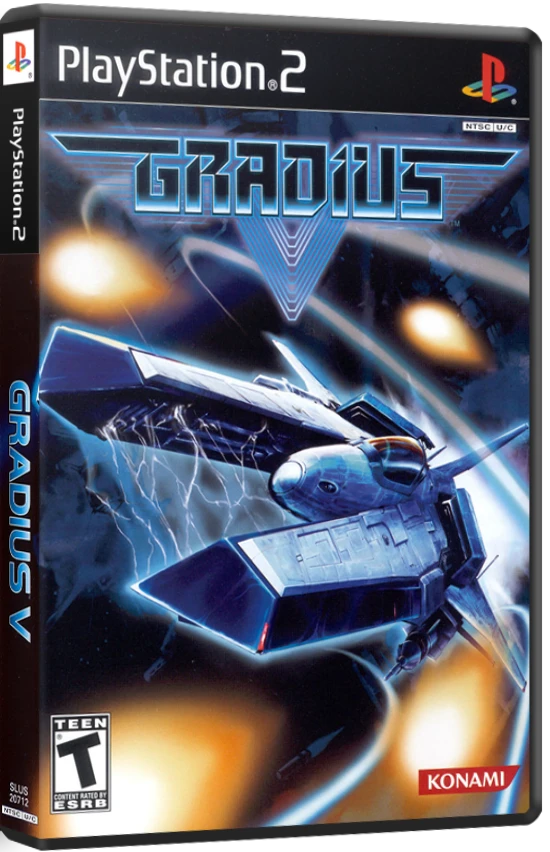 Gradius V box art
