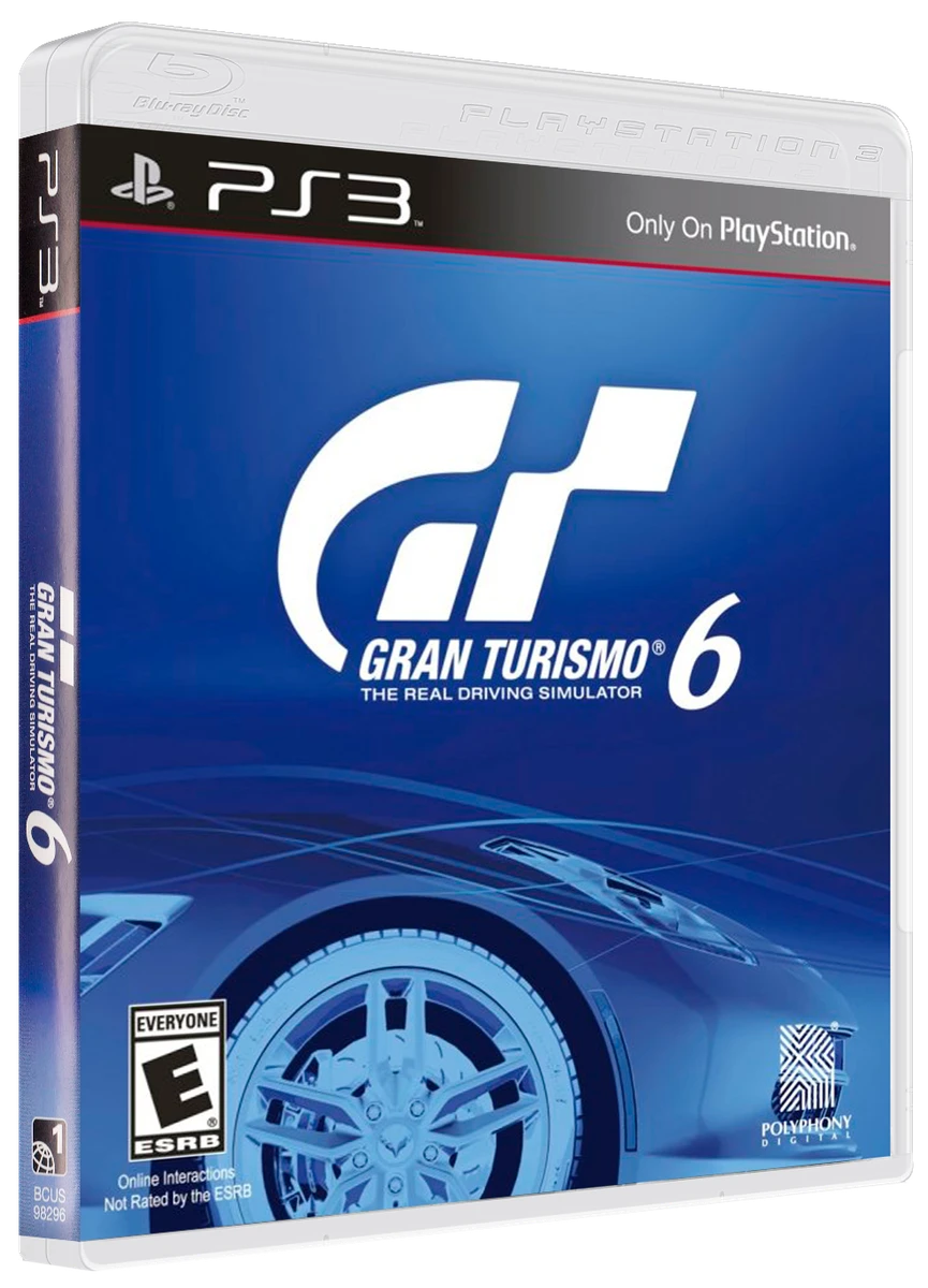 Gran Turismo 6 box art