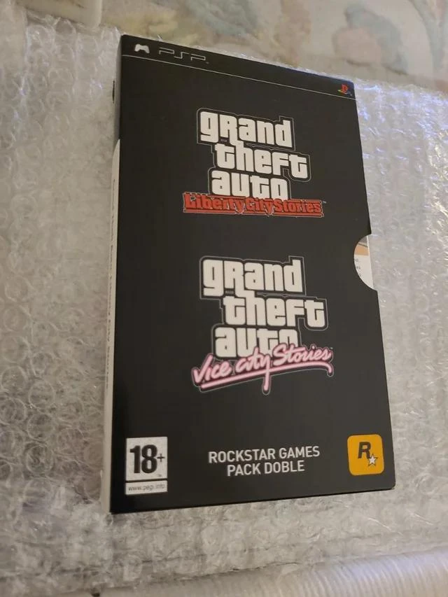 Grand Theft Auto Liberty Stories & Grand Theft Auto Vice City box art