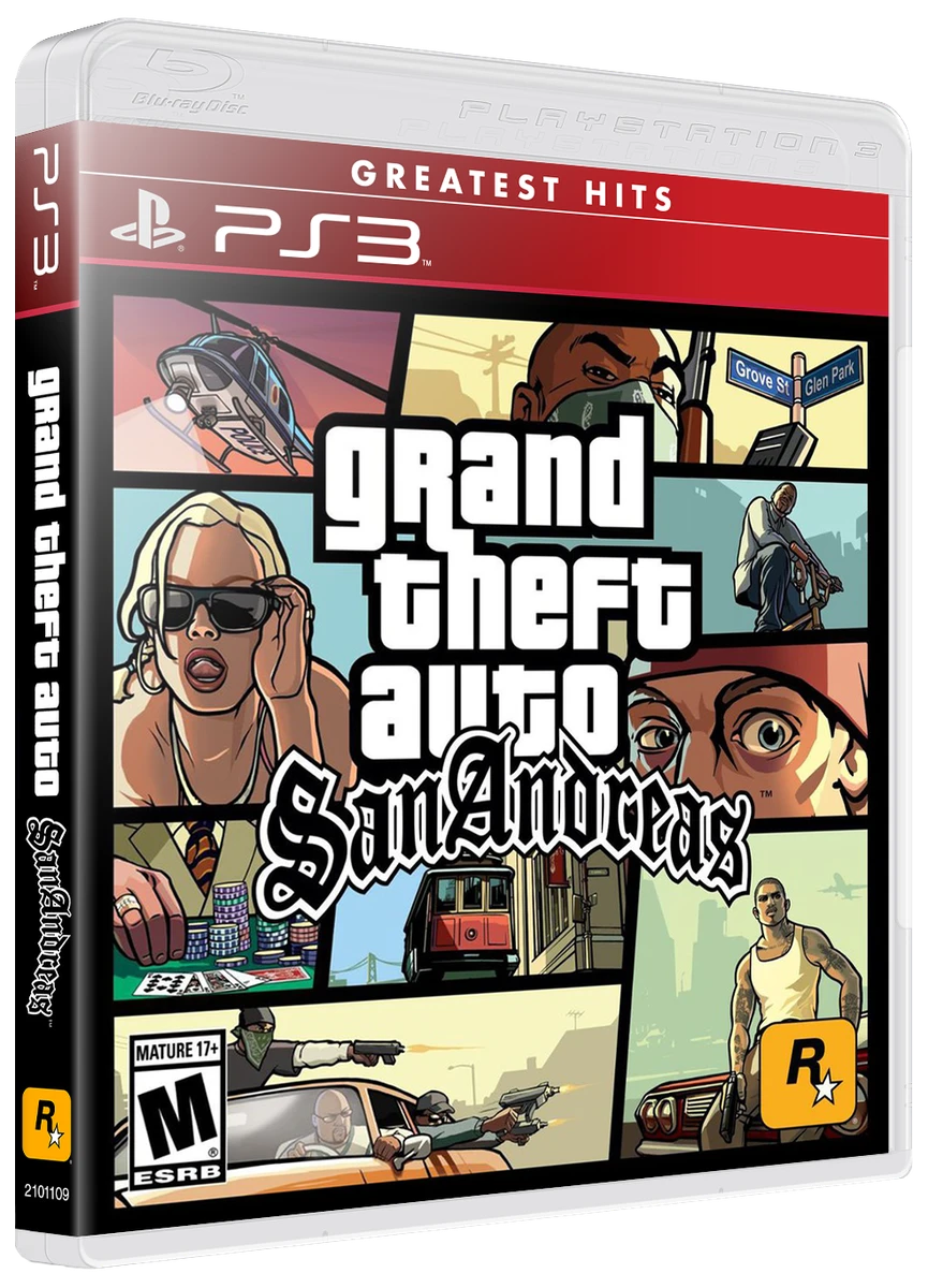Grand Theft Auto San Andreas box art