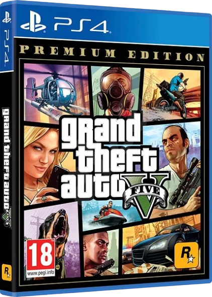 Grand Theft Auto V box art
