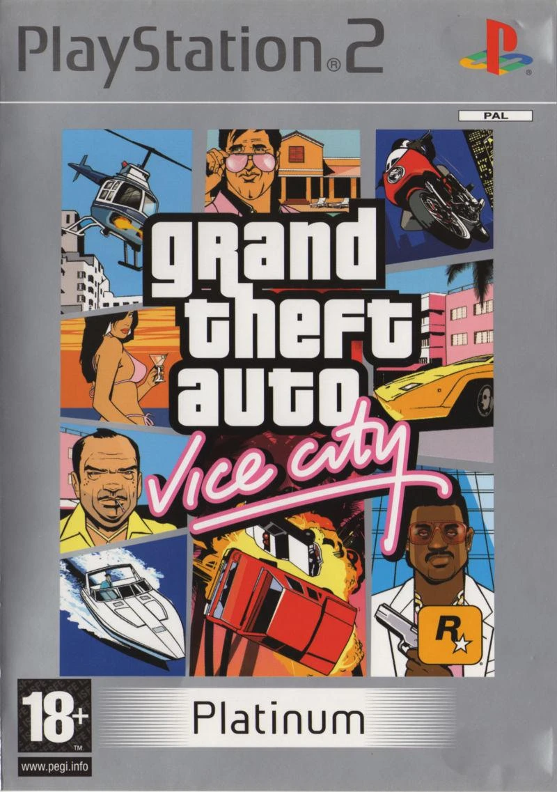 Grand Theft Auto Vice City [Platinum] box art