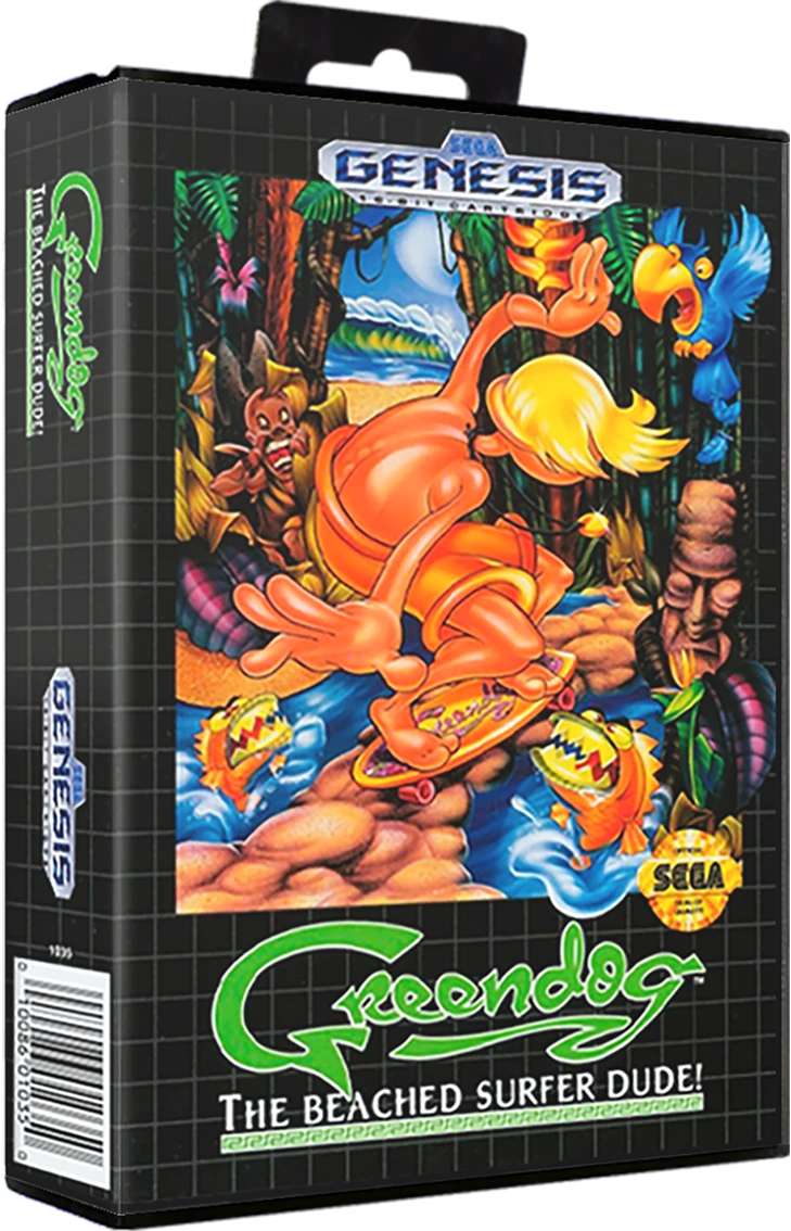 Greendog: The Beached Surfer Dude! box art