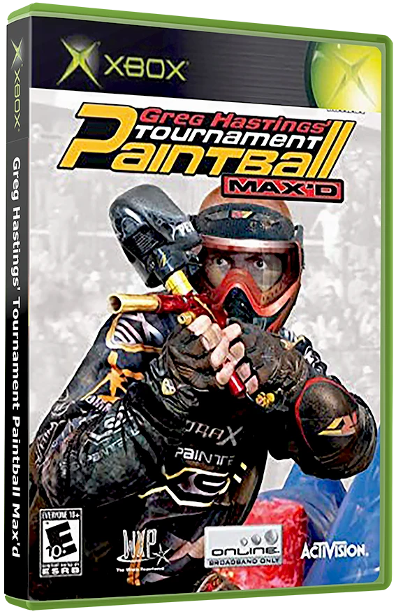 Greg Hastings Tournament Paintball Max'd box art