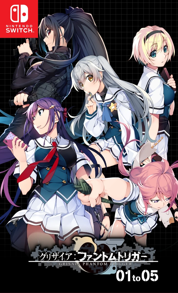 Grisaia Phantom Trigger 01 to 05 box art