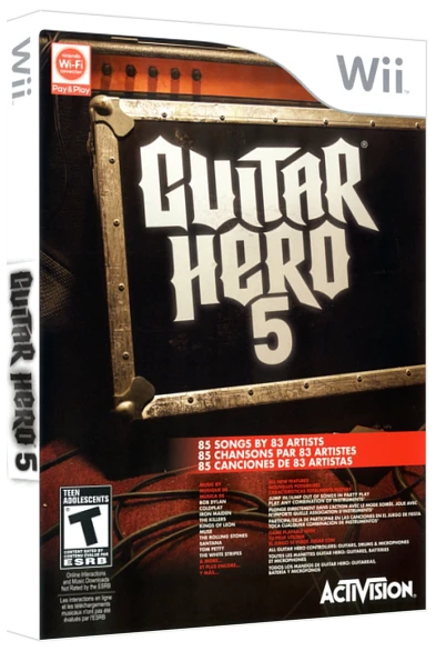 Guitar Hero 5 box art