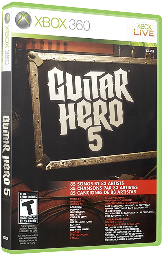 Guitar Hero 5 box art