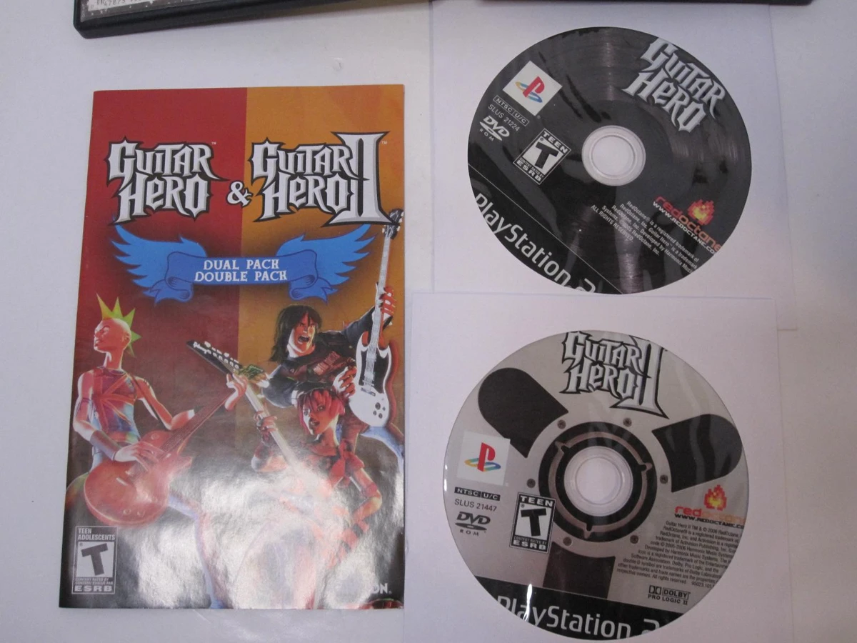 Guitar Hero & Guitar Hero 2 Dual Pack box art