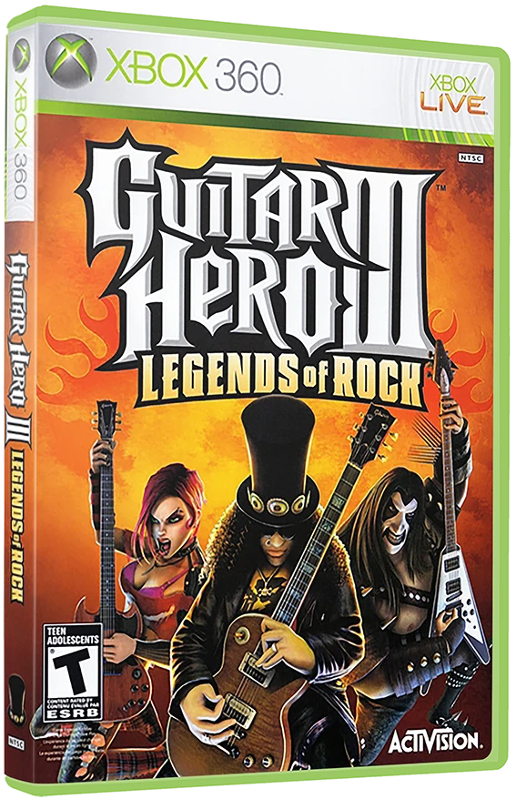Guitar Hero III Legends of Rock box art