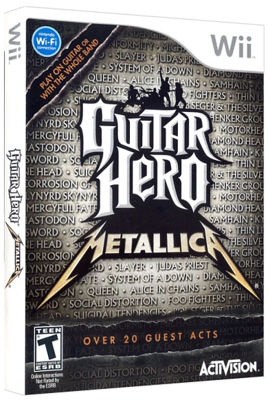 Guitar Hero: Metallica box art