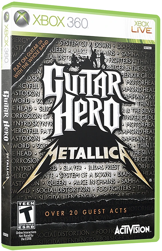 Guitar Hero: Metallica box art