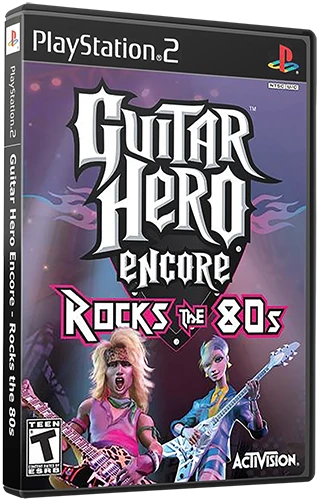 Guitar Hero: Rocks The 80s box art