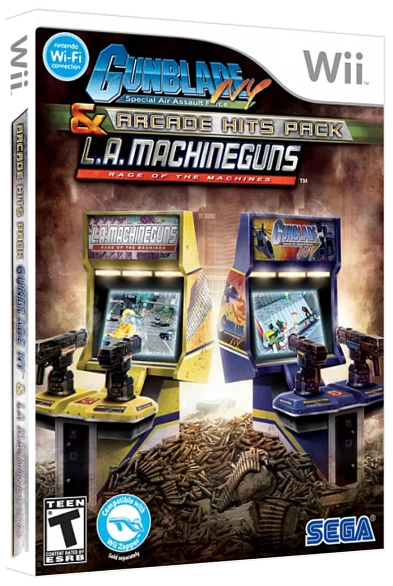 Gunblade NY & LA Machineguns Arcade Hits Pack box art