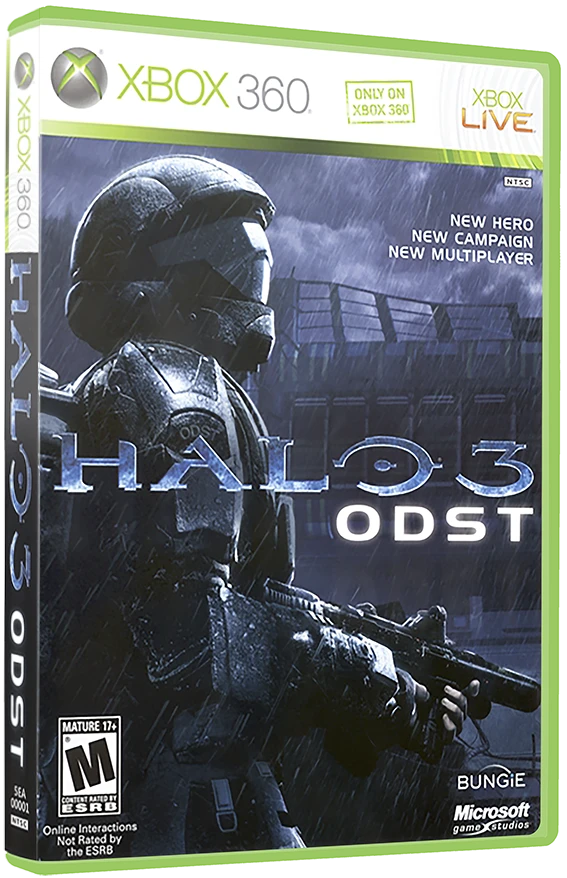 Halo 3: ODST box art