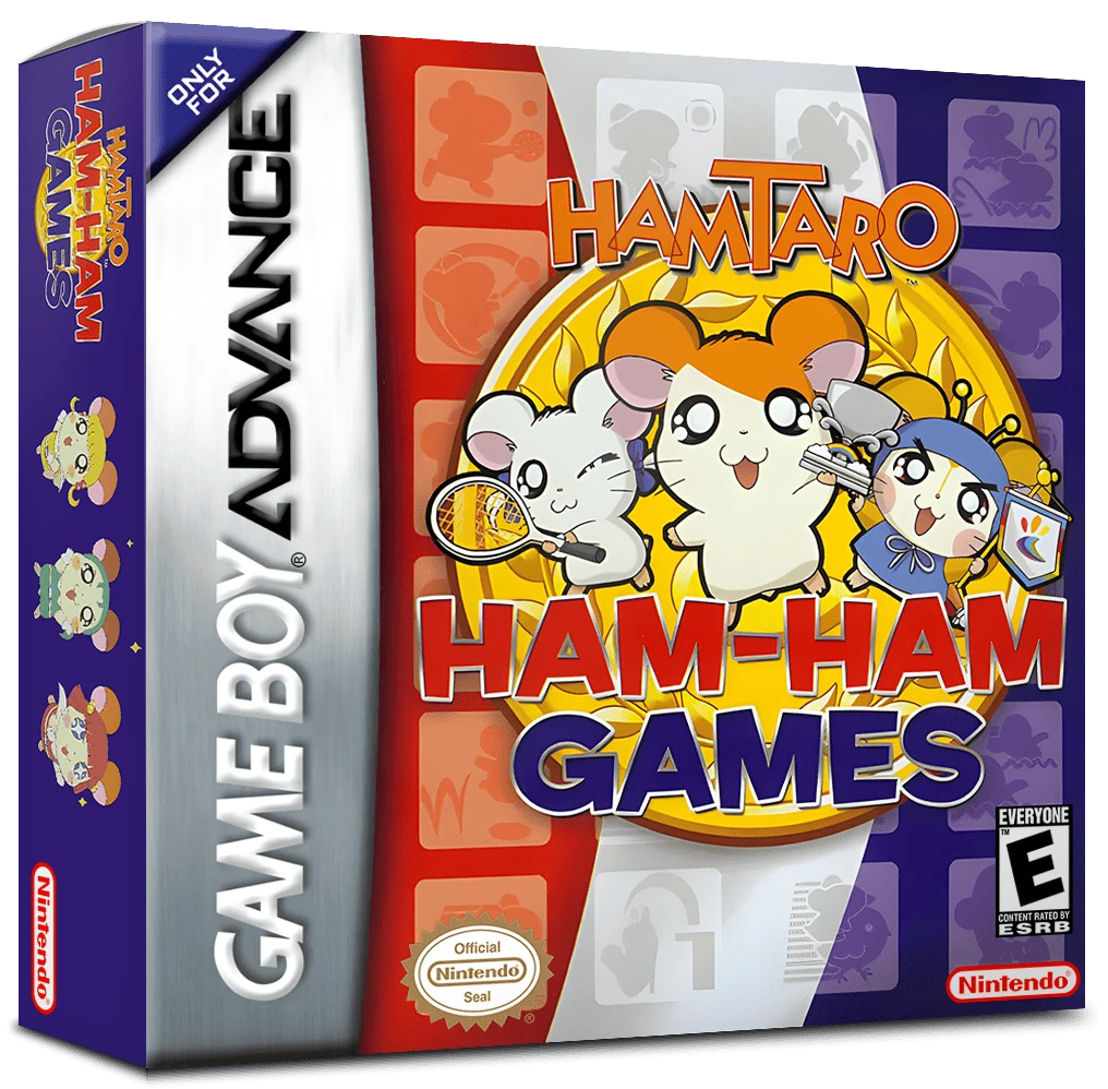 Hamtaro Ham-ham Games box art