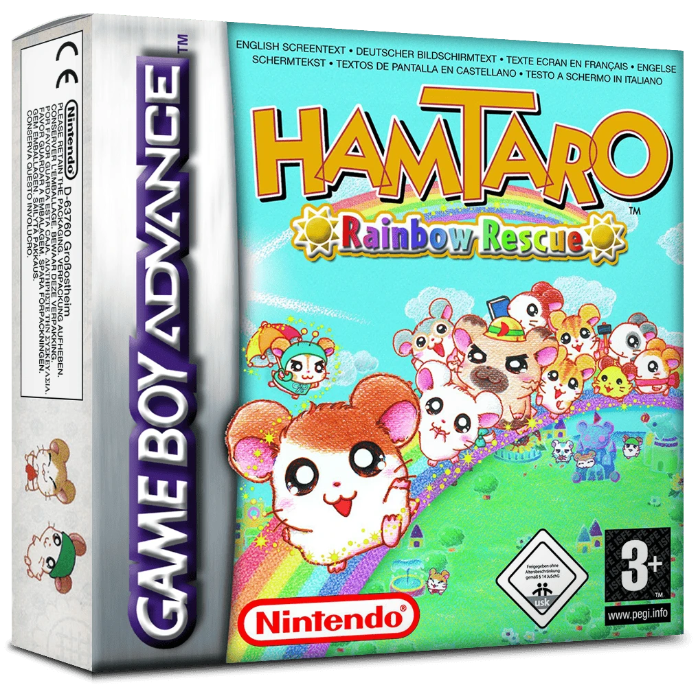 Hamtaro: Rainbow Rescue box art