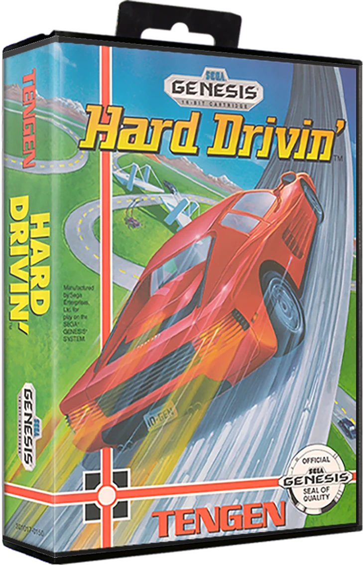 Hard Drivin' [Cardboard Box] box art