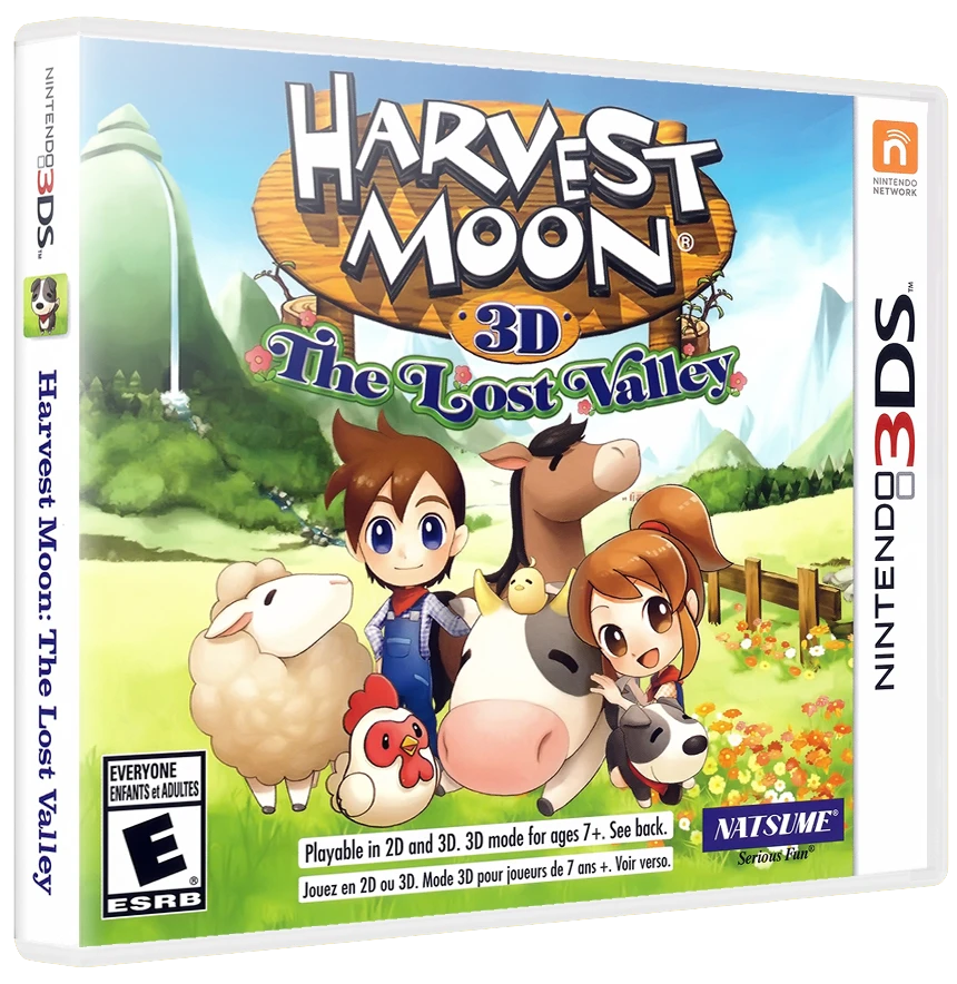 Harvest Moon 3D: The Lost Valley box art