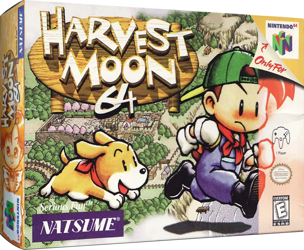 Harvest Moon 64 box art