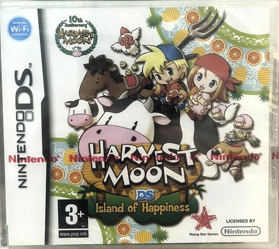 Harvest Moon Island of Happiness box art