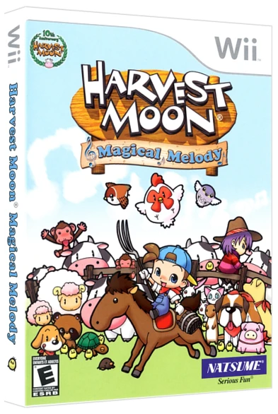 Harvest Moon Magical Melody box art