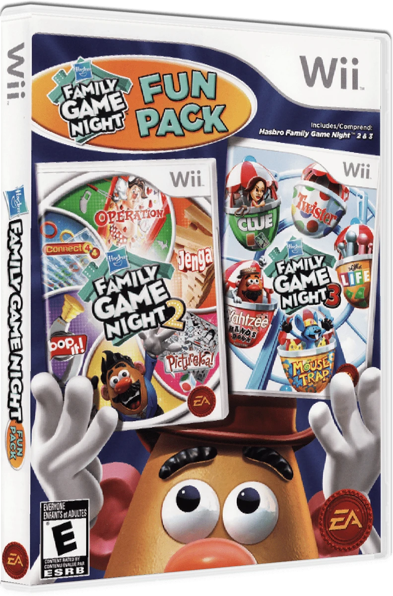 Hasbro Family Game Night Fun Pack box art