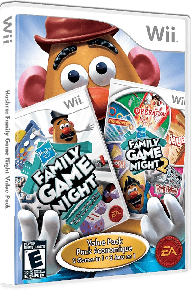 Hasbro Family Game Night Value Pack box art