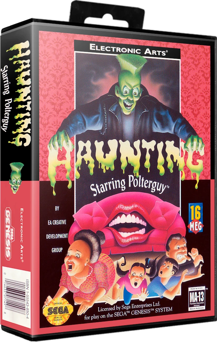 Haunting Starring Polterguy box art